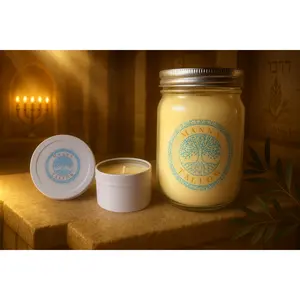 Manna Tallow Candle Hand-Crafted & Poured Artisan Candle – Glory