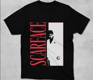 Scarface T-shirt, Retro Movie Scarface T-shirt, Scarface Vintage Shirt Crewneck Sweatshirt Hoodie
