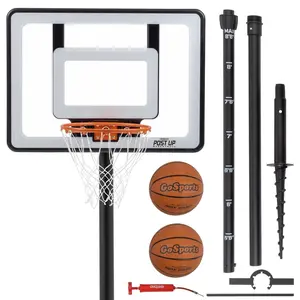 GoSports Post Up Portable Beach Basketball Hoop for Kids and Adults