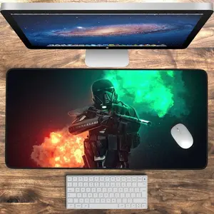 Stormtrooper Desk Mat, Sci-Fi Extra Large Mouse Pad, Mouse Mat, Desk Pad, Gaming Desk Pad, Mousemat, Deskmat Deskpad
