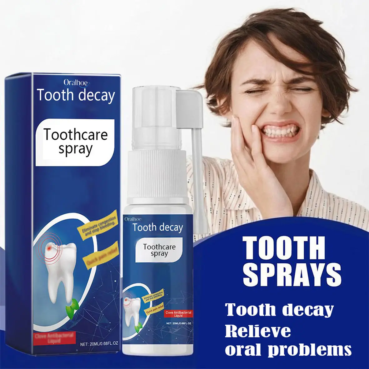 【Limited-time flash sale】ORALHOE 1 Oral Care Spray | Supports Gum Comfort & Oral Wellness, Gentle Care for Oral Sensitivity & Daily Oral Comfort
