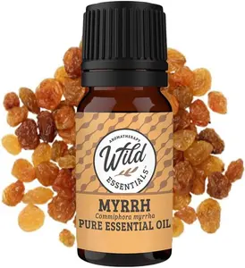 Wild Essentials Myrrh 100% Pure Essential Oil - 10ml, Therapeutic Grade, Made and Bottled in The USA