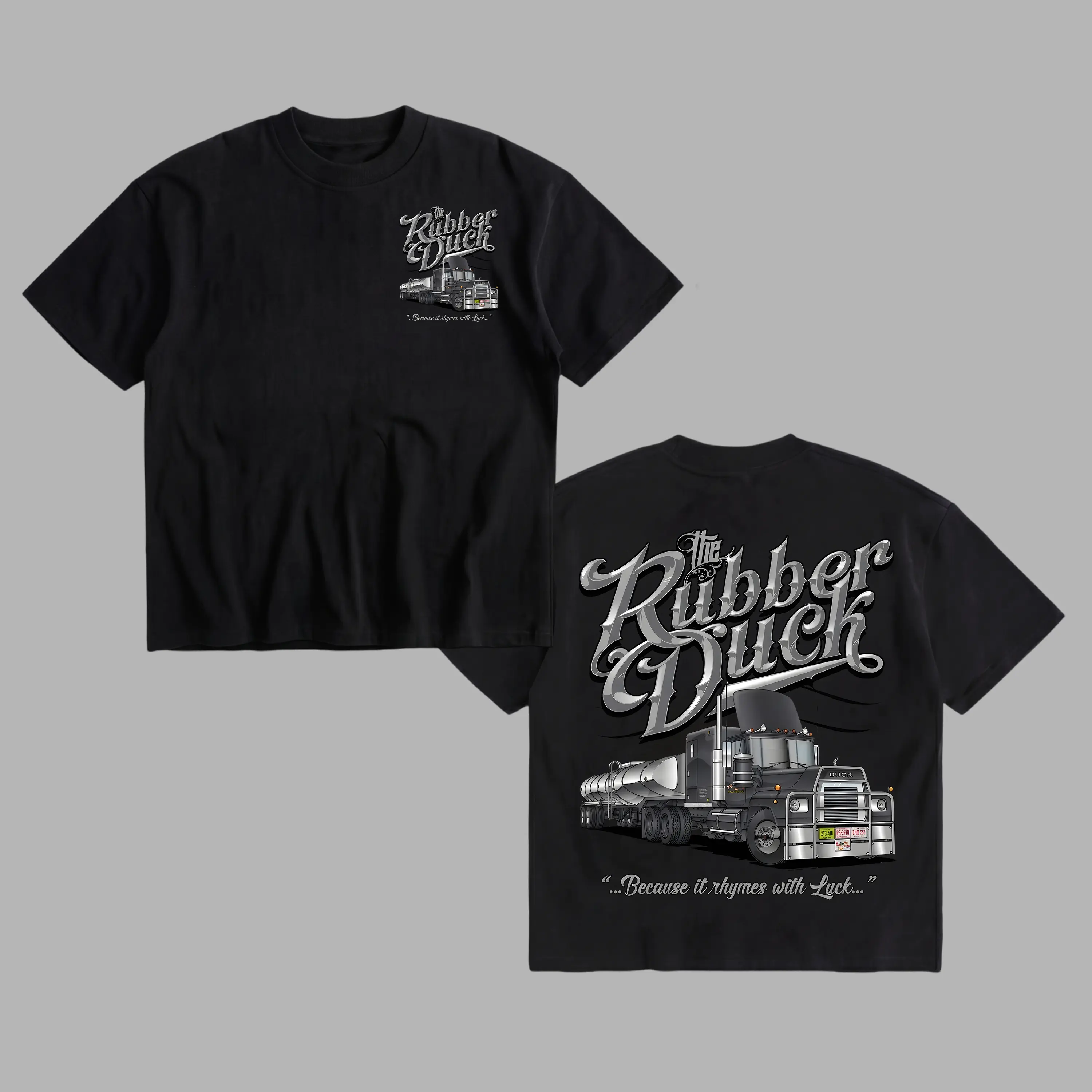 PC Rubber Duck Mack Truck Shirt, Vintage Convoy Movie Hoodie, Classic Trucker Graphic T-Shirt, Gift For Truck Drivers, MADE IN USA Clothes Cotton