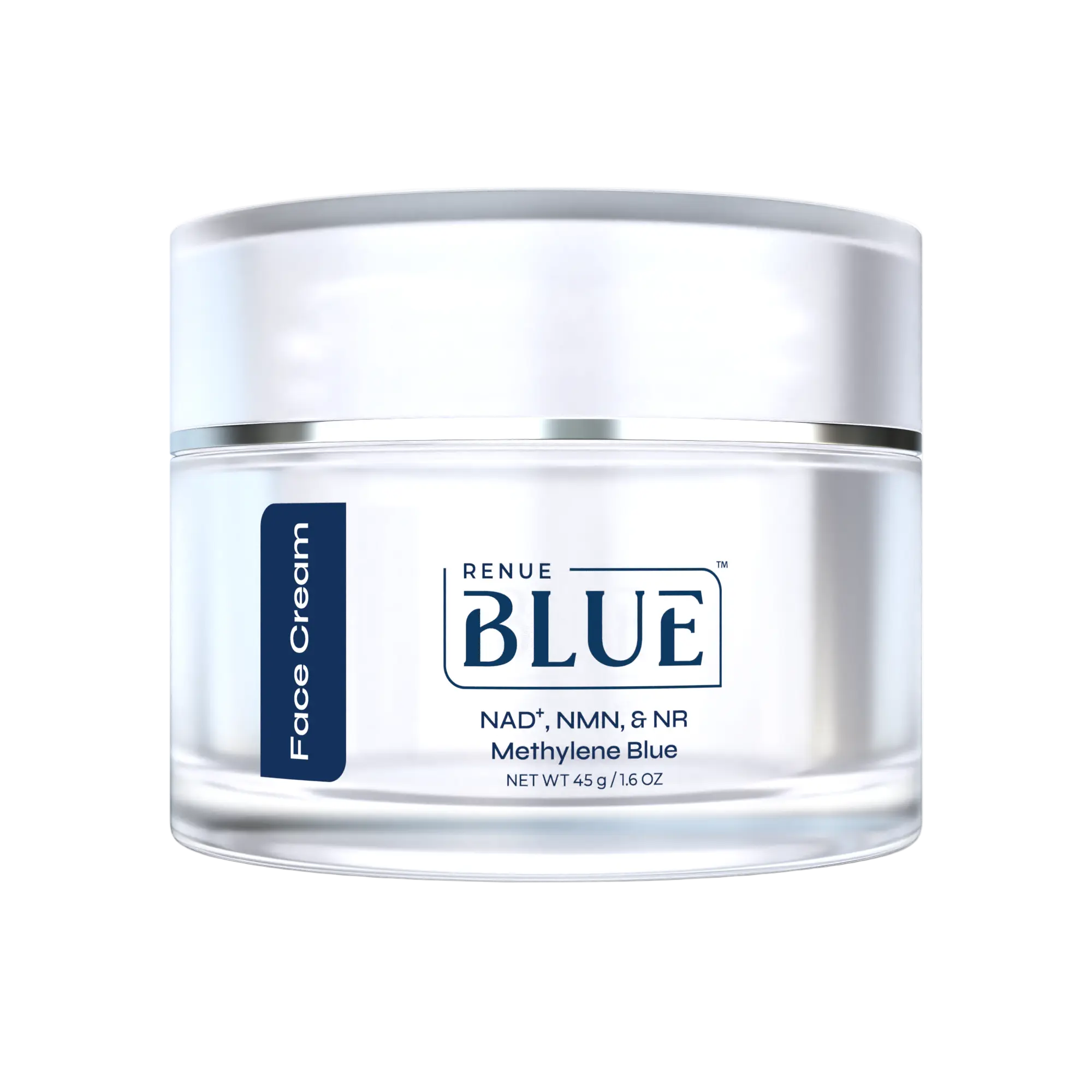 Renue Blue Face Cream - Daily Use Moisturizer for All Skin Types, Easy Application, Versatile Face Care, Part of Renue Blue Range