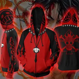 One Piece 3D Print Monkey D Luffy Jacket Men'S Women'S Casual Hooded Unisex Hoodie Sweater