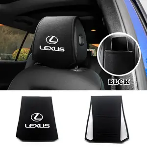 Lexus Series Car Seat Headrest Cover, Soft Skin-Friendly Fabric, Breathable, Anti-Sweat, Wear Resistant, Detachable and Easy to Clean, Car Seat Covers, Car Accessories