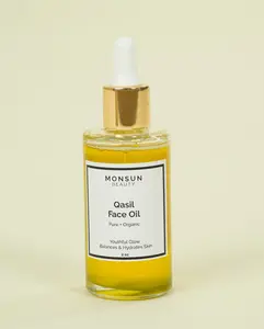 Monsun Organic Qasil Face Oil - 2 oz for Youthful Glowing Skin, Hydrating Face Oil, Pures & Organic, Facial Moisturizer, Skincare Serum