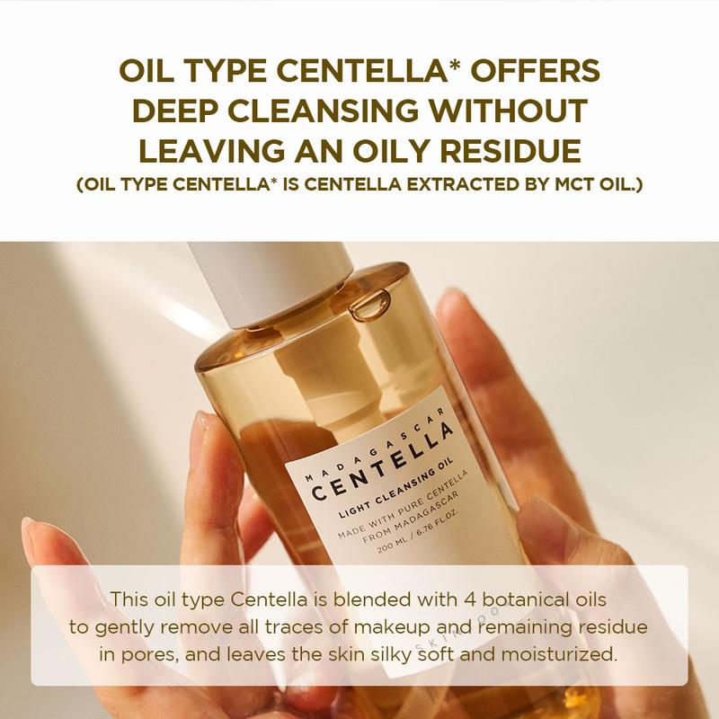 [SKIN1004 Official Shop] Double Cleansing Duo - Centella Cleansing Oil & Ampoule Foam, Blackhead Care, Double Cleansing, Daily Skincare