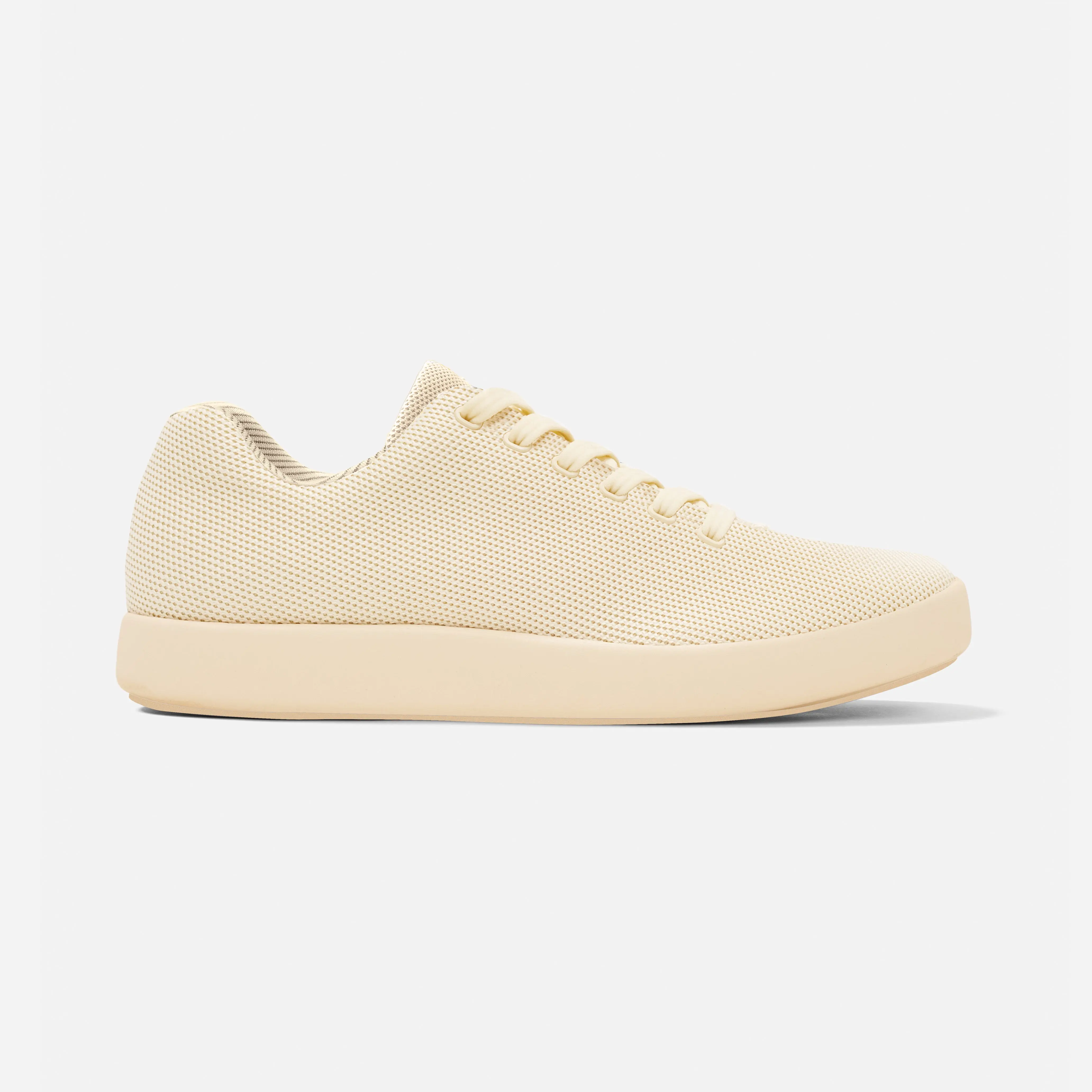 Atoms Model 000 Dune Beige Sneakers - Lightweight Low Top Fabric Walking Shoes with Stretch Laces & Cloud Foam Comfort, Antimicrobial, Slip On, True To Size, Regular Fit, Accessible Casual Trainers, M 10.5 / W 12, Walking Sneakers, Footwear, Runner, Athle