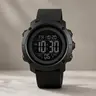 Skmei Full Digital Display Watch, Casual Style Multi-Function PU Band Watch, 50m Waterproof, Quartz Movement, Digital Multifunctional Watch, All Seasons Use, Waterproof Quartz Wristwatch, Quartz Wrist Watches