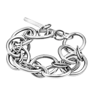 Stainless Steel Forward Link Bracelet 7.00 In