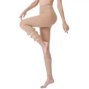 Terramed Advanced Graduated Compression Leggings for Women – 20-30 mmHg Footless Microfiber Support Tights