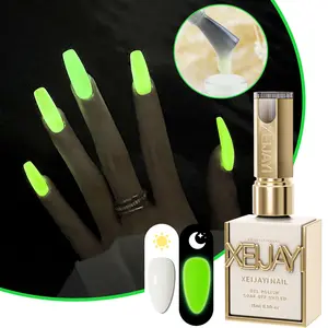 1PC 15ML Glow-in-the-Dark Gel Nail Polish - 15ml, Alcohol-Free, UV/LED Soak Off for DIY & Salon Use