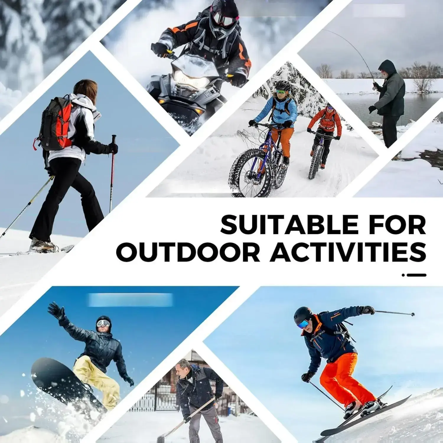 Waterproof Winter Ski Gloves for Men and Women 5-Layer Warmth Touchscreen Fingers for Snowboarding Outdoor Activities Unisex High-Density Fabric Reinforced Palm touchscreen design warm skiing beanie scarf glove Waterproof Winter Ski Gloves for Men and Women 5-Layer Warmth Touchscreen Fingers for Snowboarding Outdoor Activities Unisex High-Density Fabric Reinforced Palm touchscreen design warm skiing beanie scarf glove