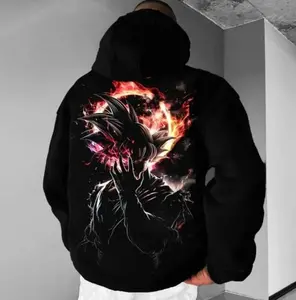 Unisex Anime Graphic Streetwear #Gokuuu Vintage Hoodie, Perfect Mens #Gokuuu Shirt, Anime Lovers Outfit, Streetwear Style Clothing, Gift For Men And Women XI49P