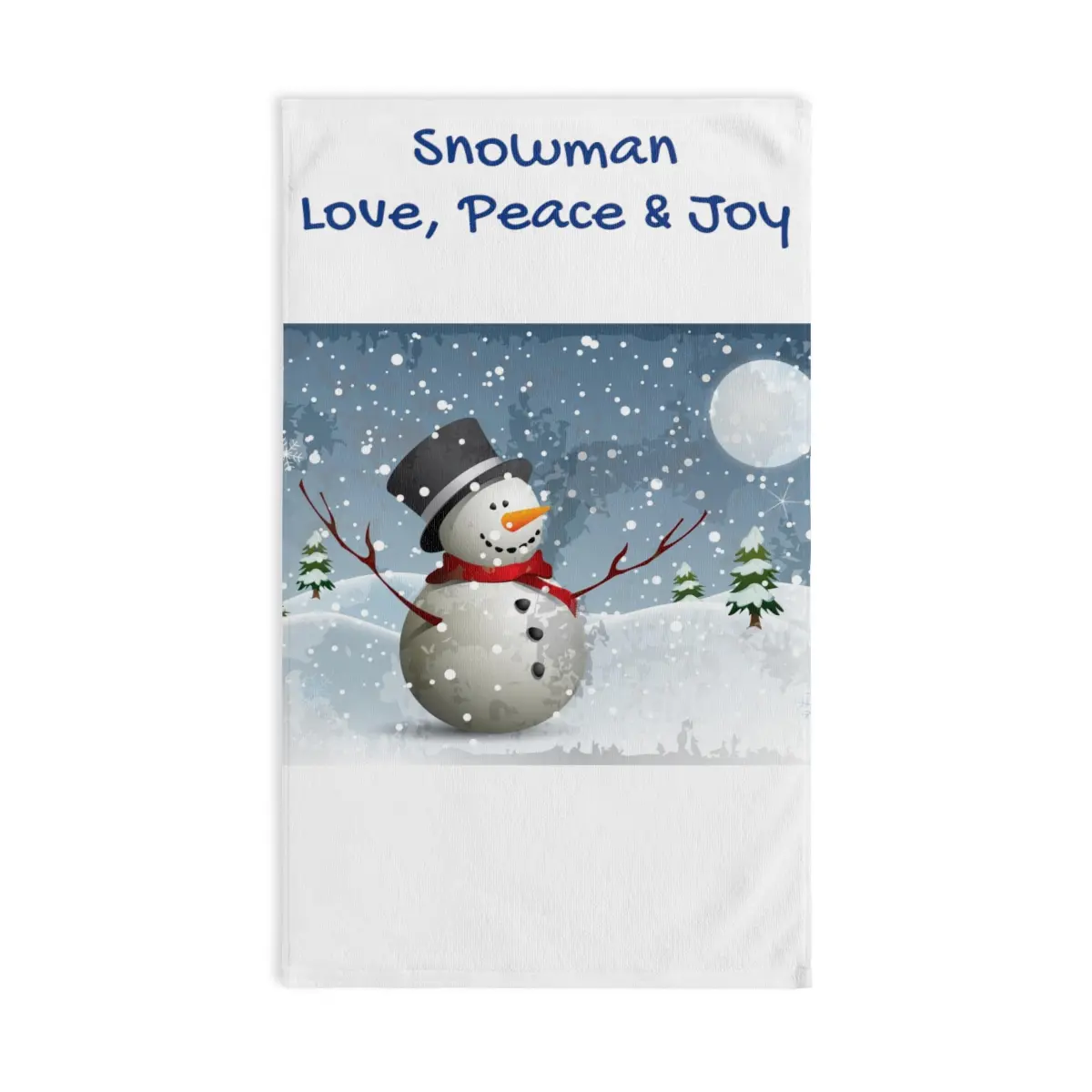 Snowman Hand Towel
