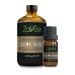 ZAVBE Cedarwood (Cedrus deodora) Essential Oil | 100% Pure, Undiluted, Natural, Therapeutic Grade