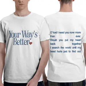 Forrest Frank Your Way's Better T-Shirts Child Of God II Merch Cosplay Women Men Fashion Short Sleeve Tee