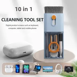 Eowulfrost 10-In-1 Multi-Function Cleaning Kit for Electronics, Includes Keyboard & Earbud Cleaners, Brushes for Phones & Cameras, Laptop Cleaner