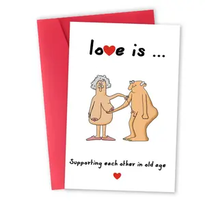 2 pcs Funny Anniversary Support Cards Funny Birthday card 20th 30th 40th 50th 60th Anniversary Wife Husband Mum Dad Grandmother