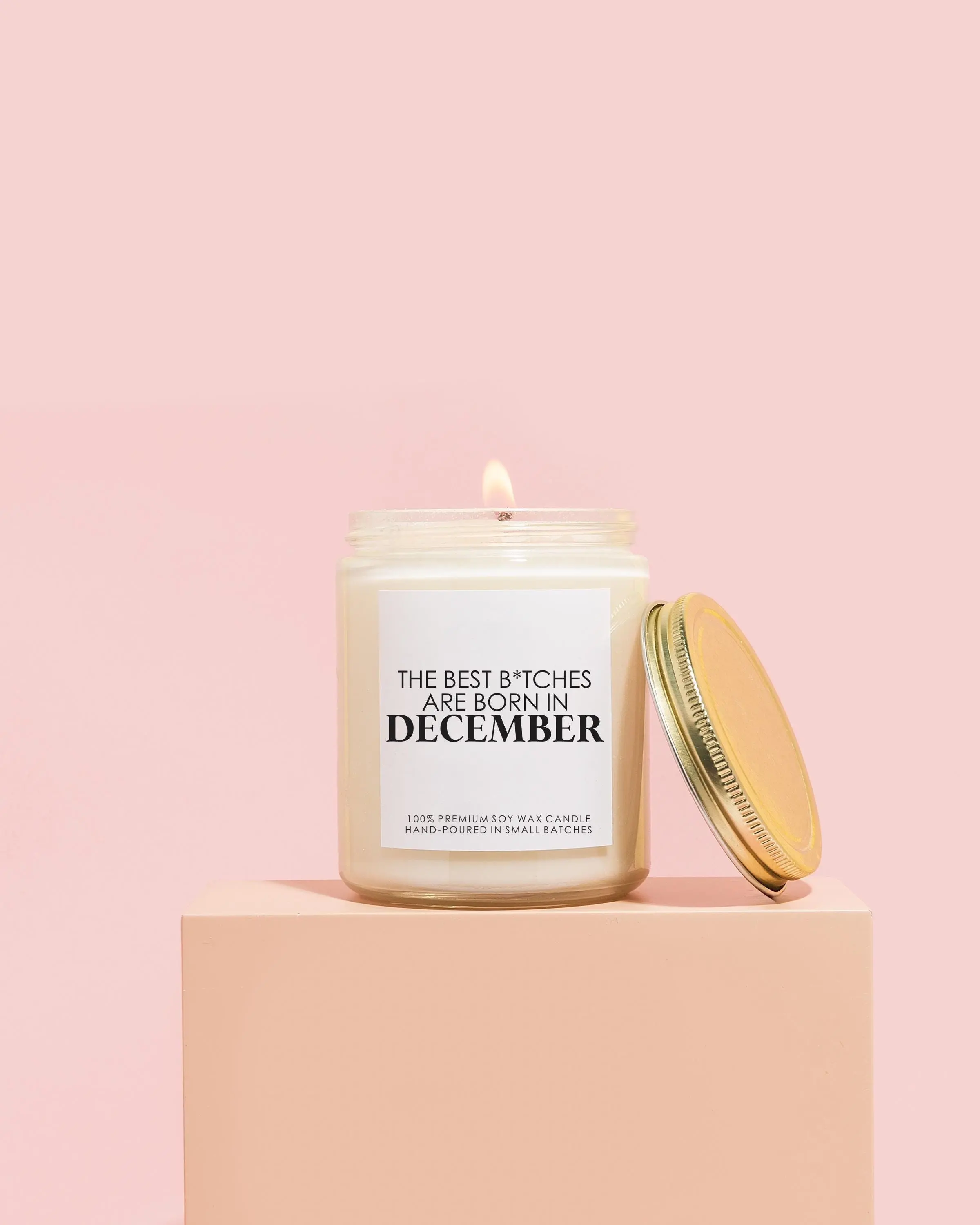 Funny December Birthday Candle Gift for Best Friend, Birthday candle, Personalized Gift for her, Fun Birthday Gift