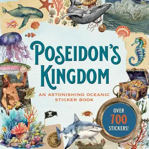 Poseidon's Kingdom Sticker Book (Over 700 Stickers!) -- , Paperback
