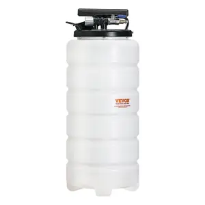 Fluid Extractor, 4 Gallons (15 Liters), Pneumatic/Manual Oil Changer Vacuum Fluid Extractor with Dipstick and Suction Hose, Oil Extractor Change Pump for Automotive Fluids Vacuum Evacuation