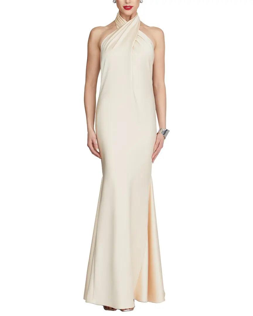 Halston Ninette Satin Gown