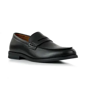 Ferro Aldo Douglas moc-toe penny loafers, in Black, Men's Size 6.5 - 13