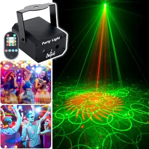Party Lights Dj Disco Light with  Projection and Sound Activated, Strobe Stage Lighting for Parties Indoor Dance Birthday Rave Bar Karaoke Christmas Wedding Show Club