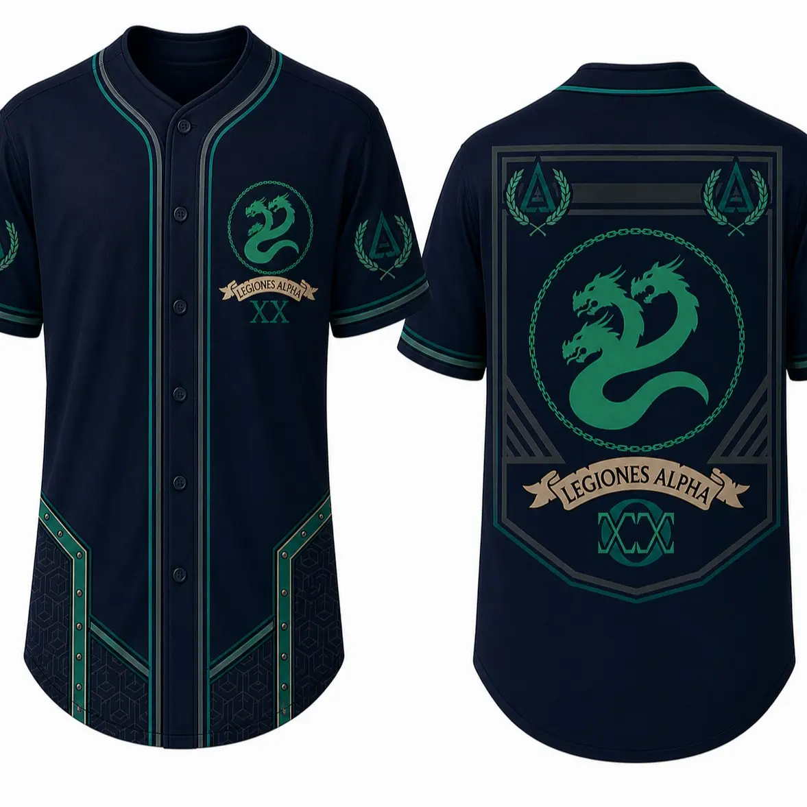 Chaos Chapter Baseball Jersey, Grimdark Space Warrior Button Up for Men & Women, Casual Fan Outfit