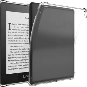 Crystal Protective Case for New Kindle Paperwhite (10th Gen 2018), Shockproof Thin Silicone Cover, Transparent Design, 6 Inch Screen Protector, Accessories, Tablet, Digital Products