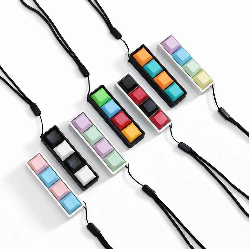 Custom 4 Key Mechanical Keyboard Fidget - TikTok Shop