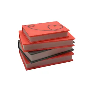 TinyBrights Light Up Book Stack: Romance Book Decor | Valentine & Anniversary Gift by Chronic Concepts