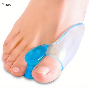 2pcs Orthotics Foot Corrector Silicone Gel Bunion Toe Braces Straightener Separator Pain 2pcs Orthotics Foot Corrector Silicone Gel Bunion Toe Braces Straightener Separator Pain