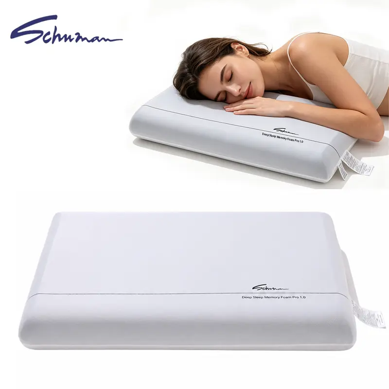 Schumann Memory Foam Cervical Health Pillow - Breathable Anatomical Neck Pillow for Insomnia Sufferers, Ideal Gift for Parents, Breatheable Neck Pillows, Anatomical Neck Pillows