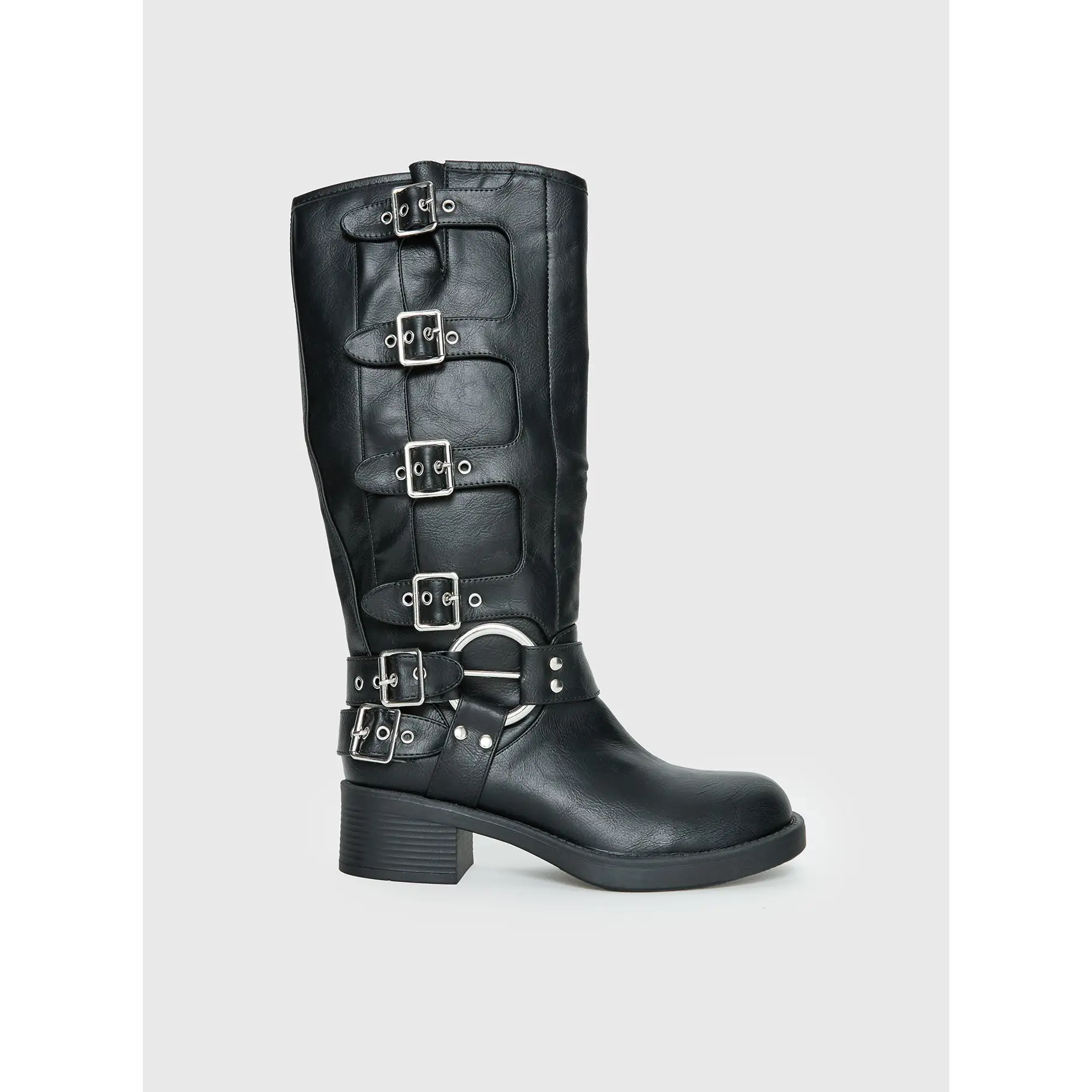 Buckle Down Boots Black