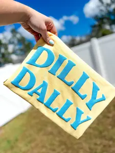 Dilly Dally Puff Print Graphic Tee | Comfort Colors