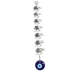 Elephant w/Evil Eye Wall Hanging