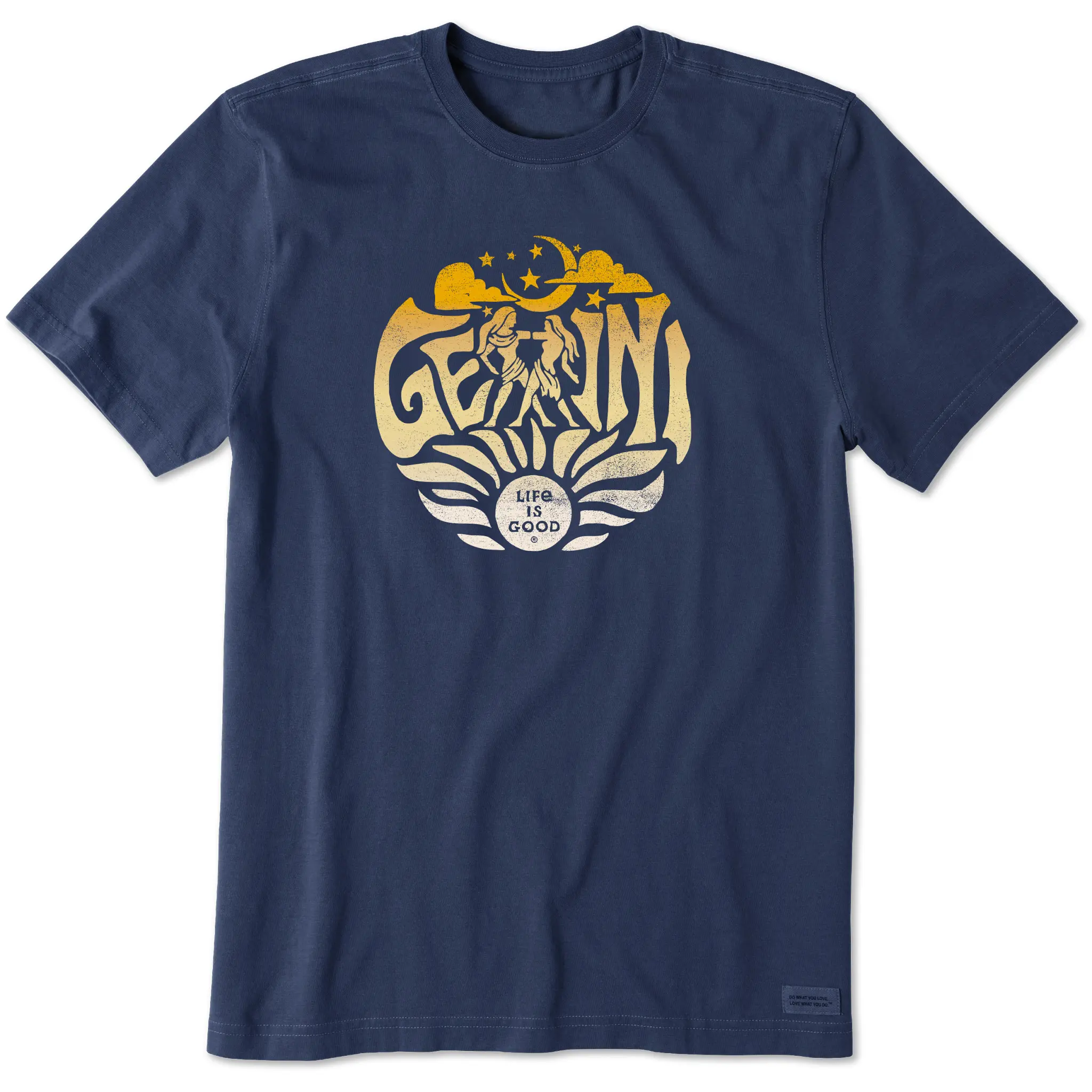 Men's Gemini  Zodiac Vibes Short Sleeve Crusher Tee