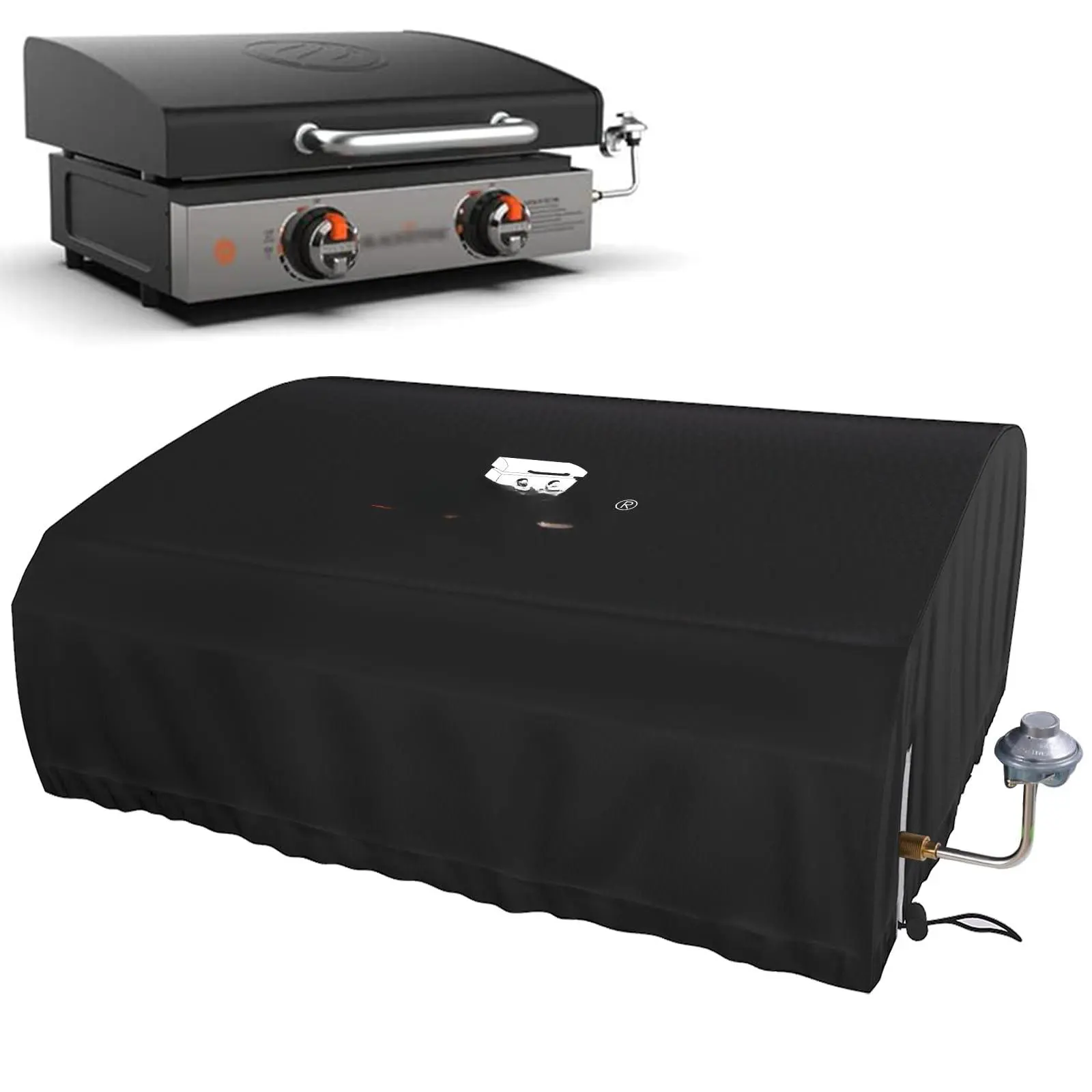 22 Inch Griddle Cover For Blackstone Tabletop With Hood Waterproof 900d Heavy Duty Polyester 22" Grill 1813