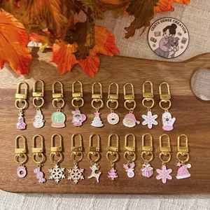 Christmas Binder Charms | Binder Keychain & Accessories | Planner Decoration | Seasonal Keychains