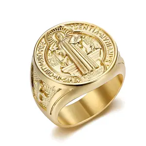 1 Top Selling Personality Ring Stainless Steel Plated Men's Ring pinky ring