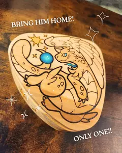 Handmade Dragon Box - Unique Wooden Keepsake with Star and Gem Accents - Only One Available - Perfect for Collectors and Dragon Lovers