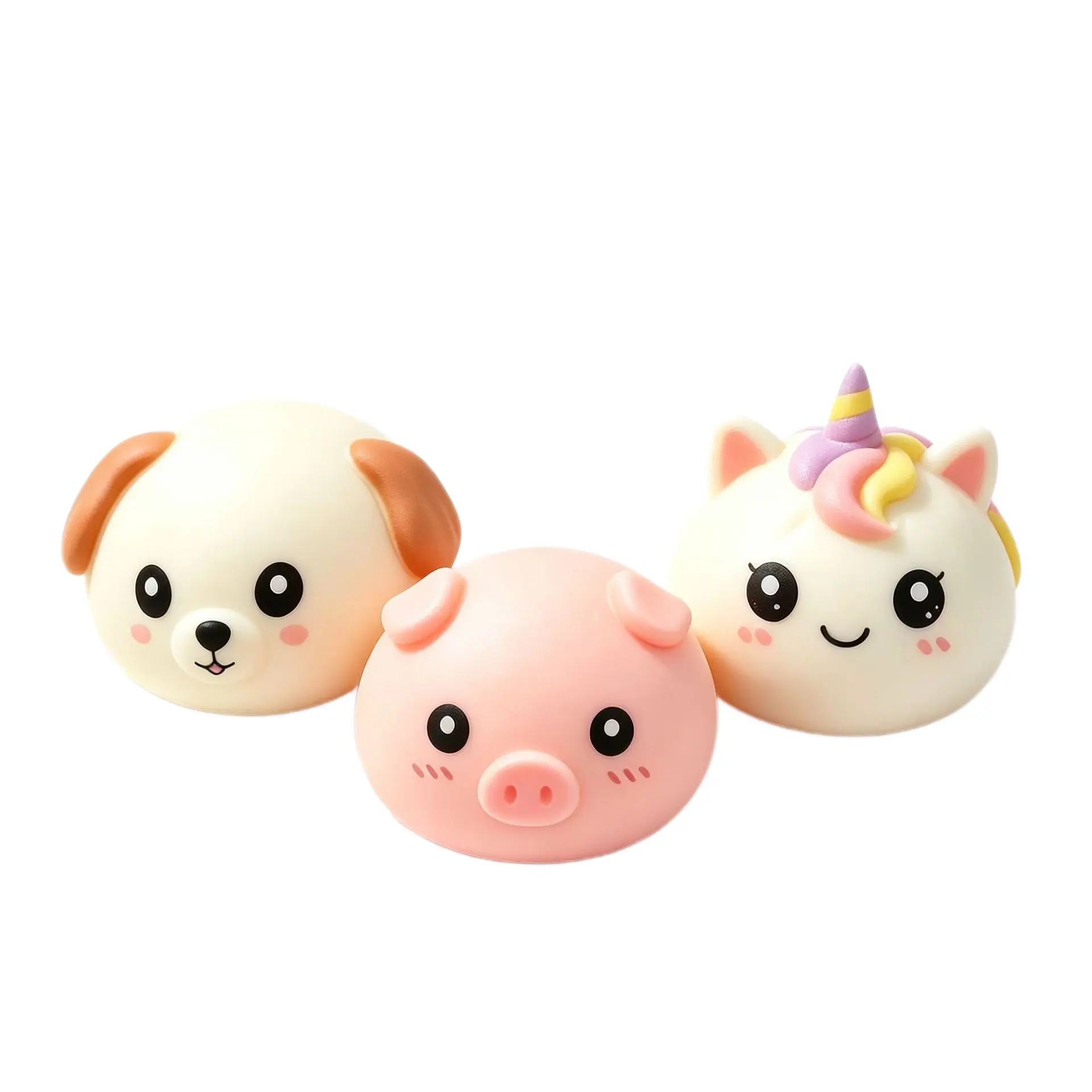 Animal-shaped squishy toys, TPR stress-relief toys, realistic and cute animal designs, slow-rebound stress-relief toys