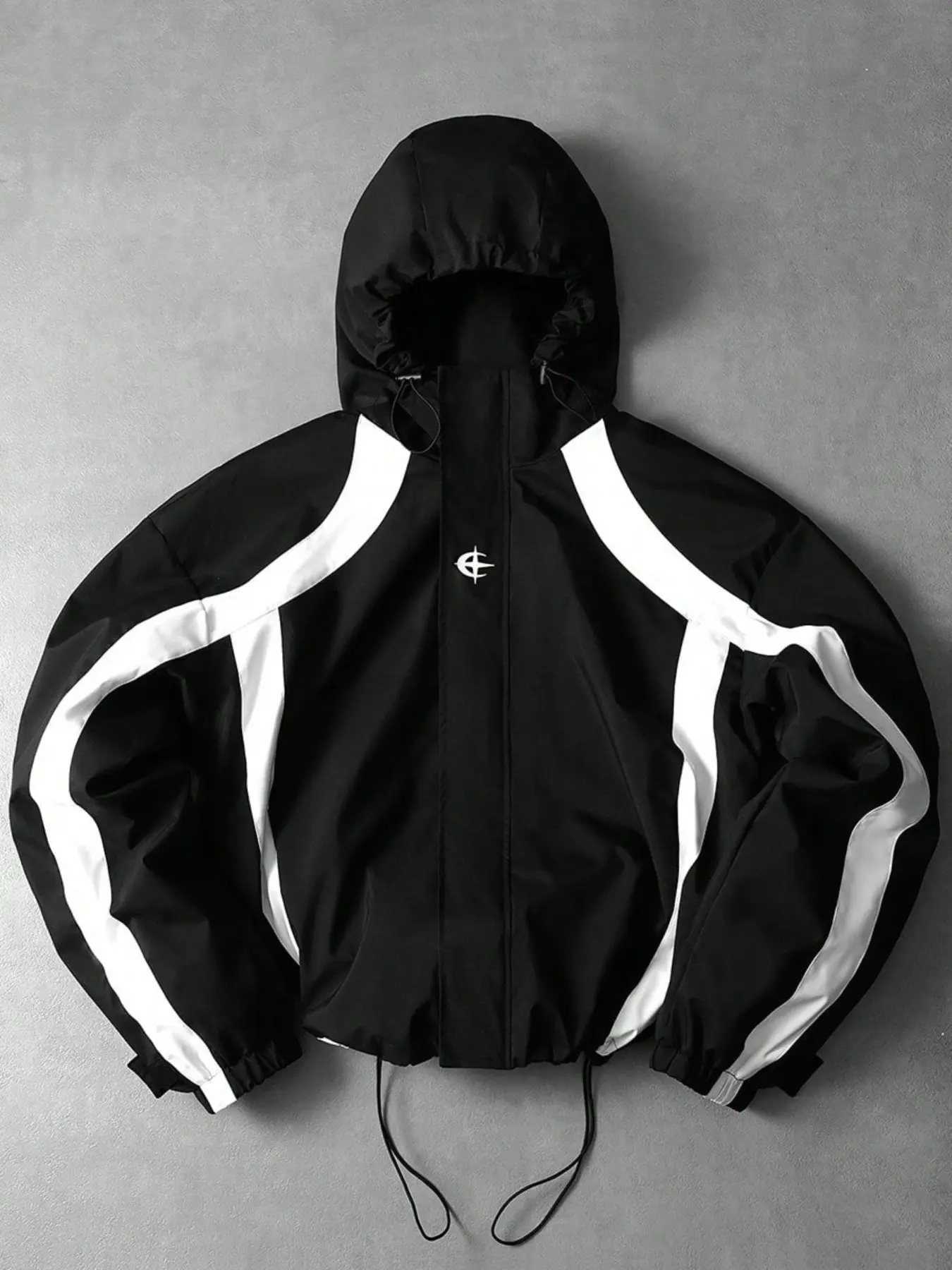 Men's Casual Tech Raincoat, Outdoor Waterproof Lightweight Athletic Outerwear Design, Perfect for Daily Wear and Travel, Multi-Functional Sport Jacket, Athletic Jackets, Sports Hooded Jacket, Anorak, Water Resistant Jacket