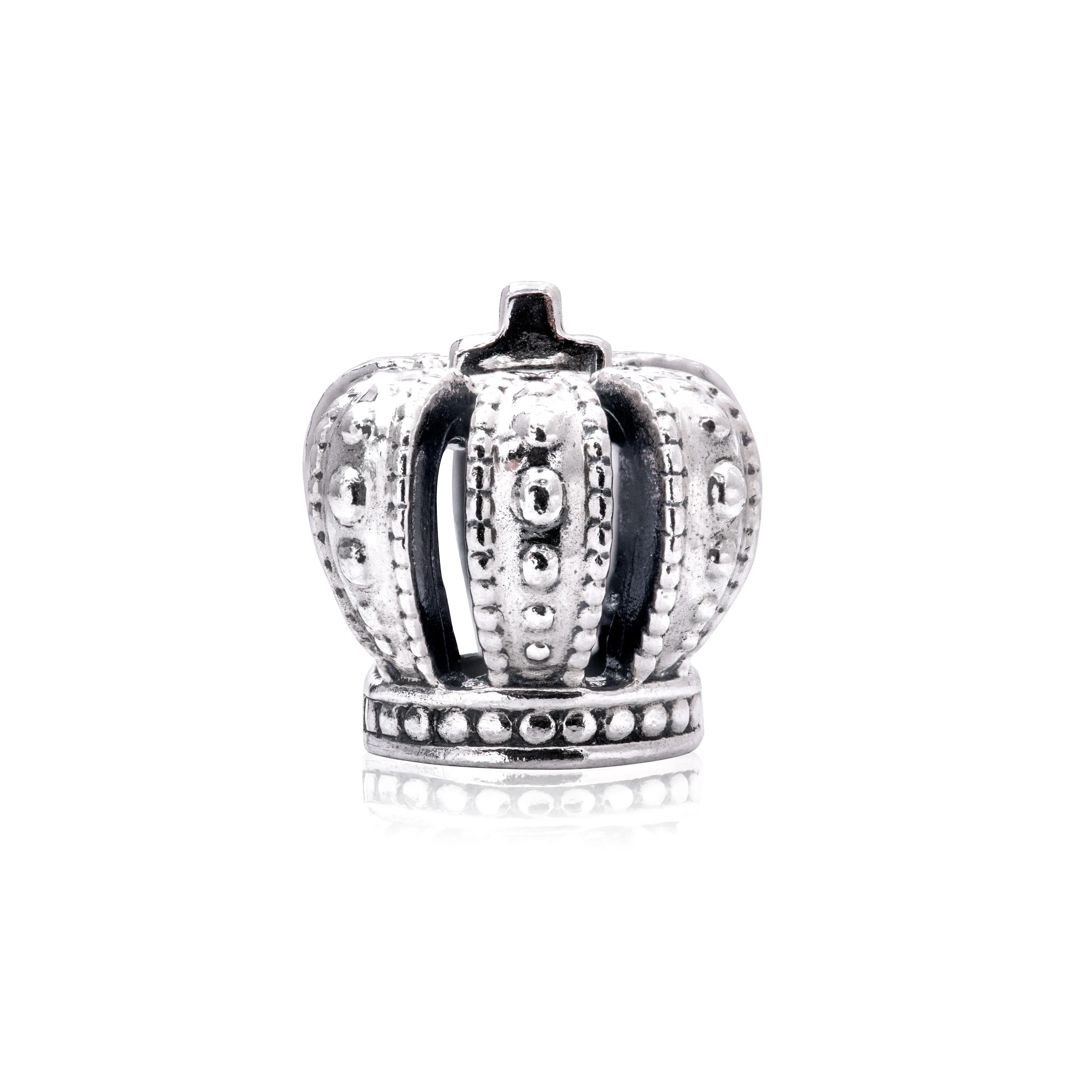 PANDORA Royal Crown Charm 790930, Sterling Silver Collectible Jewelry for Female, Perfect Gift for a Little Princess, Collectibles
