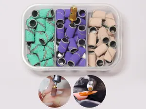 75pcs Nail Sanders Drill Bits Set #80#120#180