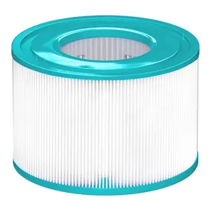 Hurricane Filters HF-TYPES1-02 Advanced Spa Filter Cartridge Replacement for Unicel C-4317, Intex Type S1, and Other Compatible Models, 2-Pack