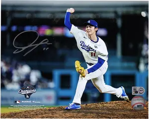 Roki Sasaki Los Angeles Dodgers Autographed 2025 MLB World Series Champions 8" x 10" Photograph - Fanatics Authentic Certified